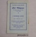 Book, Port Molyneux, New Zealand Centennial, 1840-1940, by Hon. F Waite.; Hon. F Waite, DSO, MLC; 1940; 2010.429.12