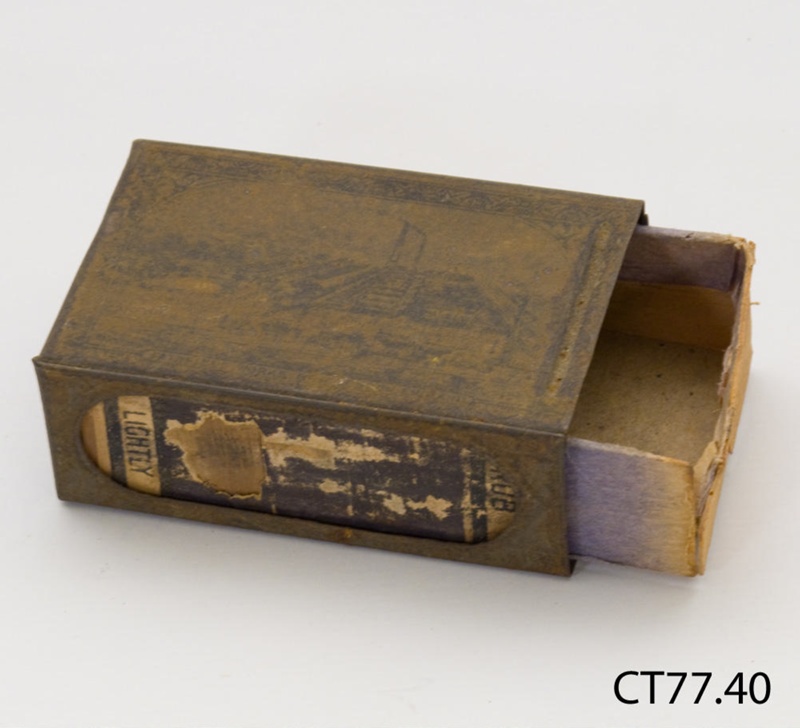 Matchbox; Bryant & May; [?]; CT77.40 Owaka Museum and Catlins Information Centre Wahi Kahuika