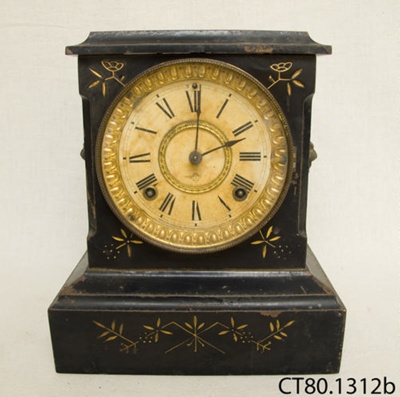 Clock, chiming; Ansonia Clock Co.; 1850-1929; CT80.1312b | eHive