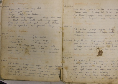 Cookbook, handwritten recipe book.; [?]; Early 20th century [?]; CT08.4691