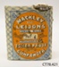 Container, gunpowder ; Mackley and Leijon's Owaka Mills; 1880-1885; CT78.421