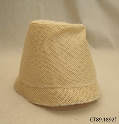 Component, hat; [?]; [?]; CT89.1892f