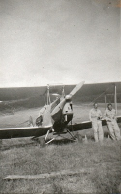 Hargreaves Top Dressing 'Tiger Moth" Plane 1950. image item