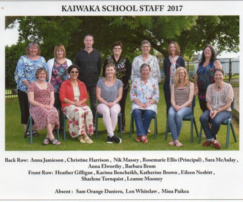 Kaiwaka School Staff 2017