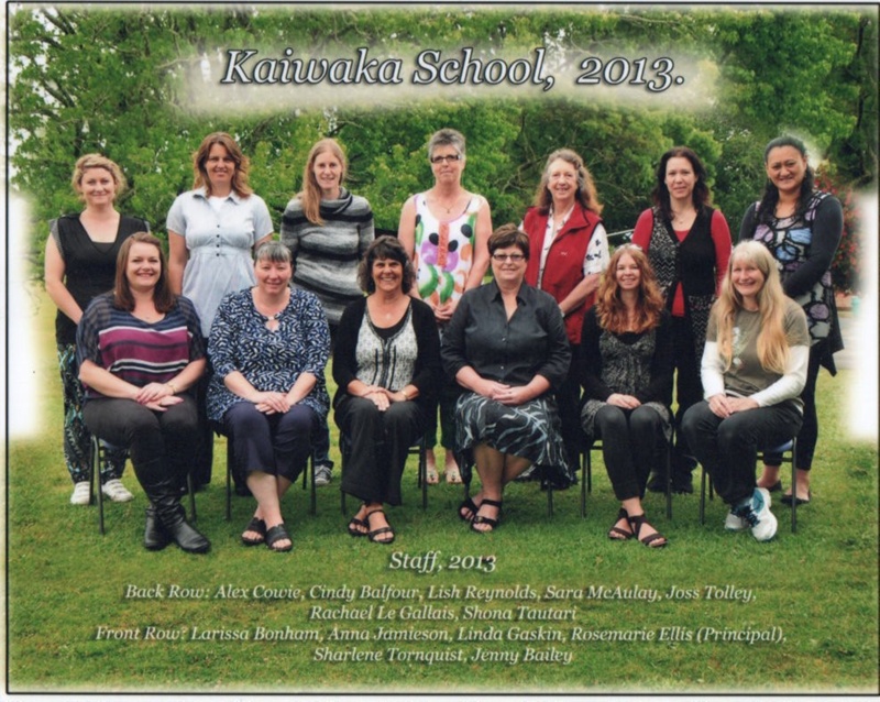 Kaiwaka School Staff 2013