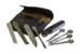 Tool kit in leather pouch; 15-9
