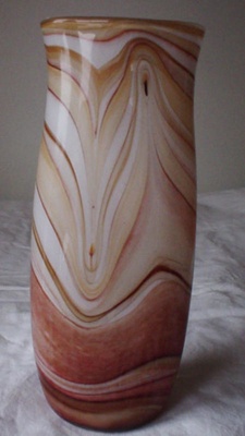 Blown Glass Vase, Hope, Kharen,  Whanganui New Zealand, 1992, 113