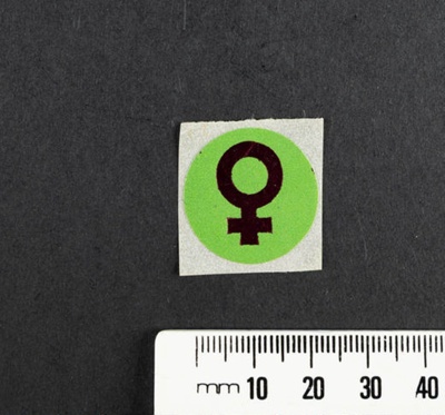 Sticker, Women's symbol image item