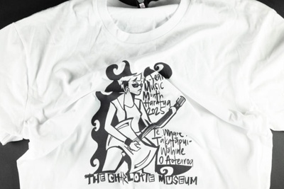 T-shirt, Aotearoa Music Month Haratua 2025, The Charlotte Museum image item