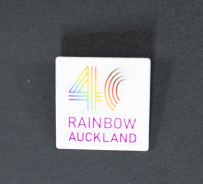 Rainbow Auckland Netwark 40th Anniversary badge image item