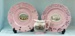 Pink Souvenirware Plates and Jug; 45