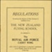 Royal Air Force Cadet Wing booklet; New Zealand Flying School (New Zealand, estab. Circa 1912); [1916]; 04/077/158