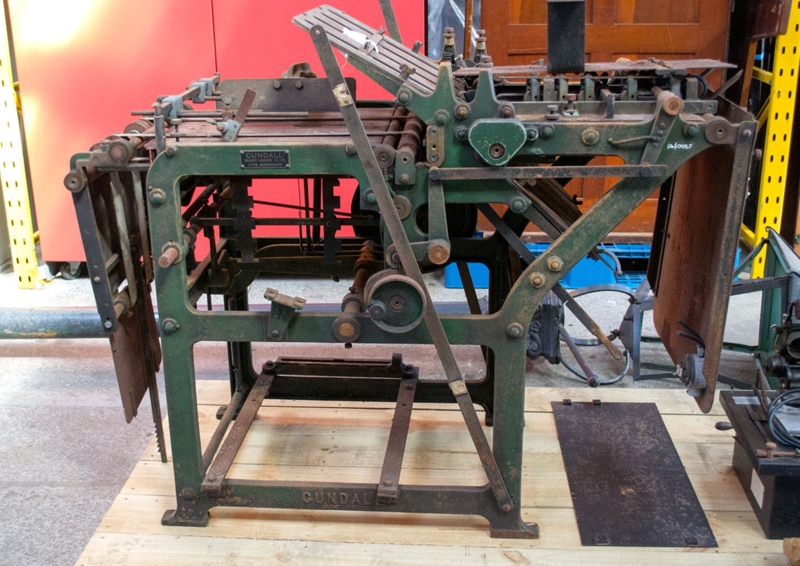 Machine [Folding]; Cundall Folding Machine Company Limited; Circa 1940 ...