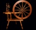 Wooden spinning wheel; Unknown; 1870's; 74/311/1