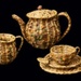 Tea set  made of pine needles
; Phoebe Pinfold (b.1883, d.1969); 1939; 2003/53/1