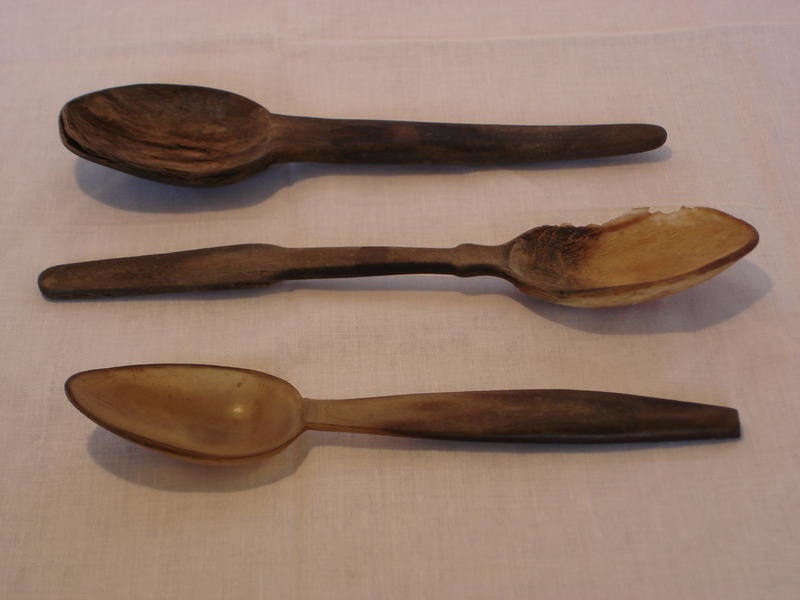 Horn Spoons; 19th Century; 3890.93 - South Otago Museum on NZMuseums