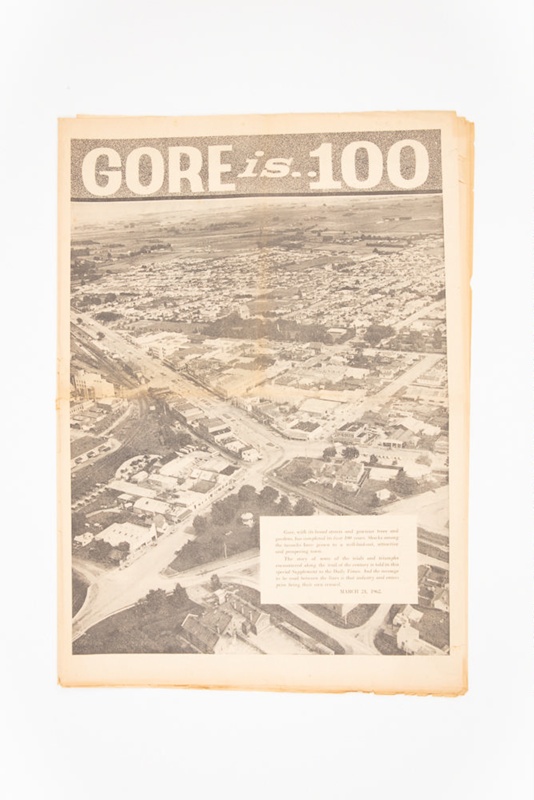 Newspaper, Gore Centennial [In Copyright]; Mataura Ensign; 24.03.1962