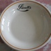 China dessert plate with Parrett's logo; LDHS667