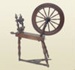 Spinning wheel, 19th Century, B055b