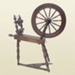 Spinning wheel, 19th Century, B055b