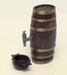Whiskey keg and cup, B035a