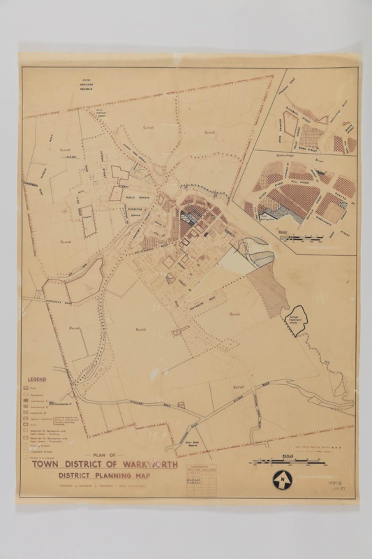 Plan of Town District of Warkworth