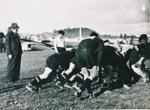 Maori Team scrum practice; Unknown; 1938; 2005.175.19