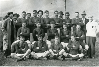 Rugby Team - identification on back; Unknown; Unknown; CP-2372