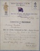 1915 Leader appointment certificate
