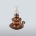 Lamp, Small Copper Oil; Unknown manufacturer; 1870-1920; WY.1993.58.1