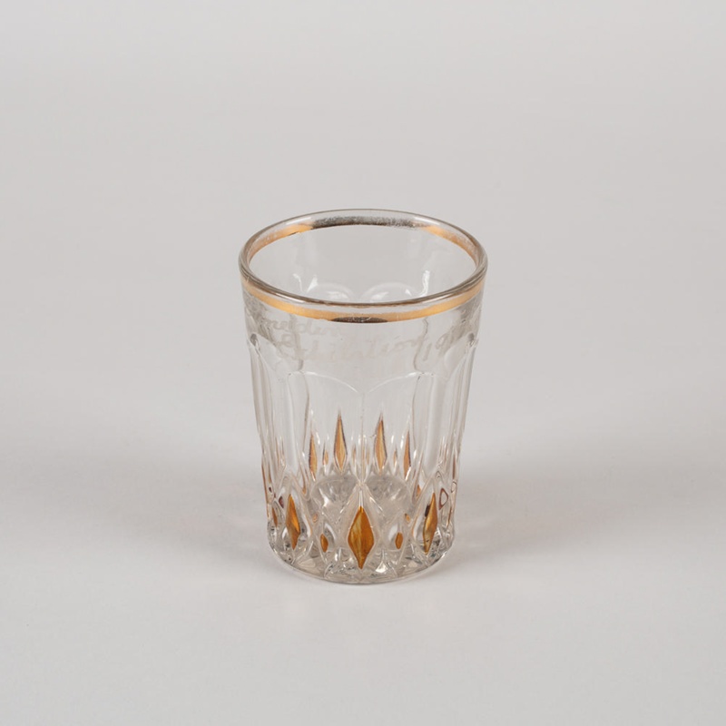 Glass, Dunedin Exhibition; Unknown manufacturer; 1925; WY.1988.170.2