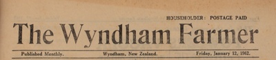 The Wyndham Farmer, 1962-1966 Editions; 1962-1966; WY.0000.673