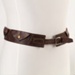 Belt, Brown Leather Money; Unknown manufacturer; 1950-1960; WY.1991.77