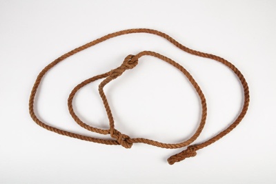 Halter, Rope
; Unknown manufacturer; 1930-1950s; WY.1990.140