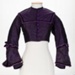 Bodice, Purple; Unknown maker; 1870-1873; WY.2000.26