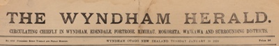 The Wyndham Herald, Editions 1939; 1939; WY.0000.543