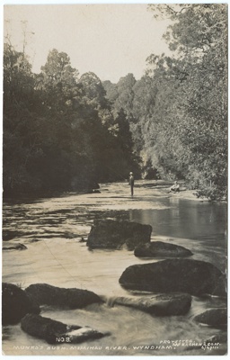 Postcard, Fishing at Munro's Bush; McEachen & Son; 1911; WY.0000.1230