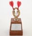 Trophy, Edendale Dart Club Trophy Husband and Wife Runner Up; Moller & Young Ltd; 1983; WY.2008.19.17