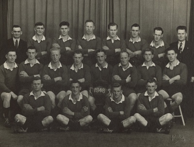 Photograph, Wyndham Football Club - 1st Grade Team 1948; Kelk, Gore ...