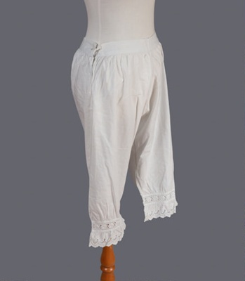 Bloomers, Tie Waist; Unknown maker; 1900-1910; WY.2007.26.1 | eHive