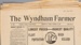 The Wyndham Farmer, 1954 and 1955 Editions; 1954-1955; WY.0000.1322