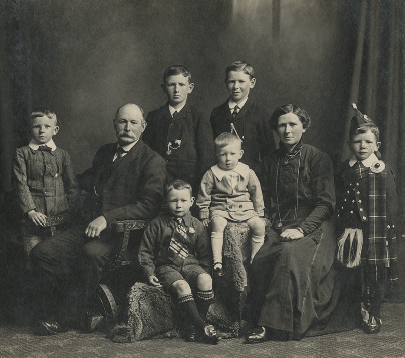 Photograph, John and Jane McKay and Family; Campbell's Studios; 1910 ...