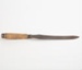 Carving Knife, Bone Handle; Unknown manufacturer; 1900-1910; WY.1988.24
