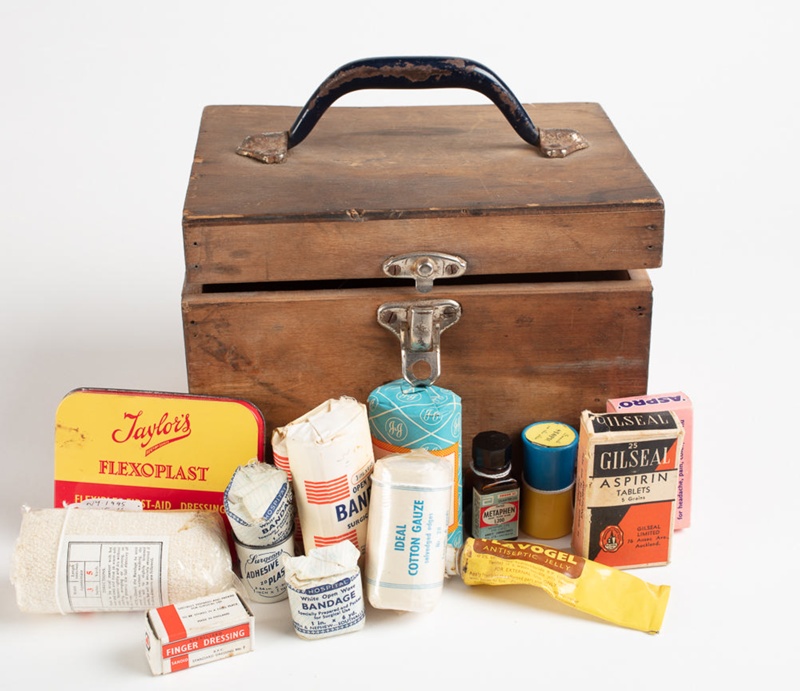 Box, First Aid; Unknown manufacturer; 1950-1960; WY.1995.15 | eHive