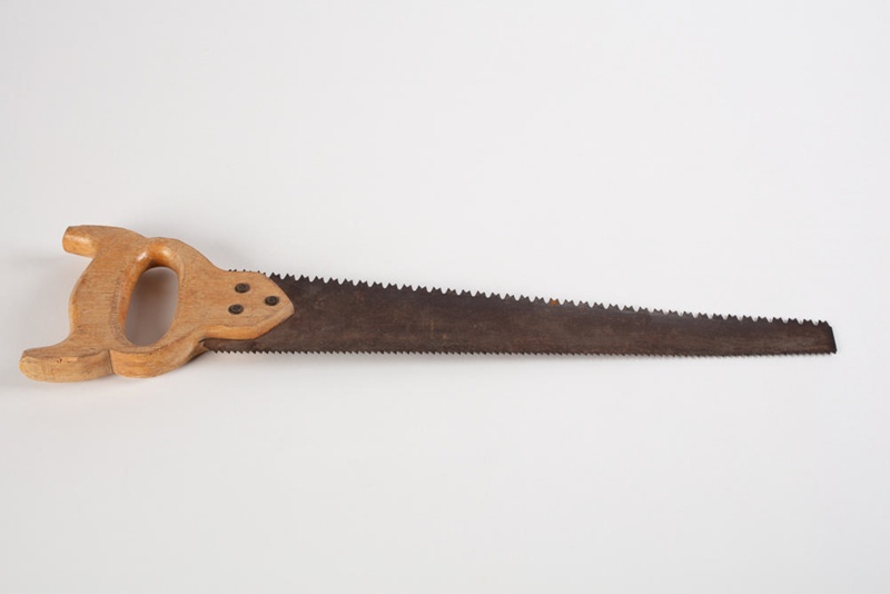 Saw, Crosscut and Rip; Unknown manufacturer; 1950-1960; WY.2000.12.8 on