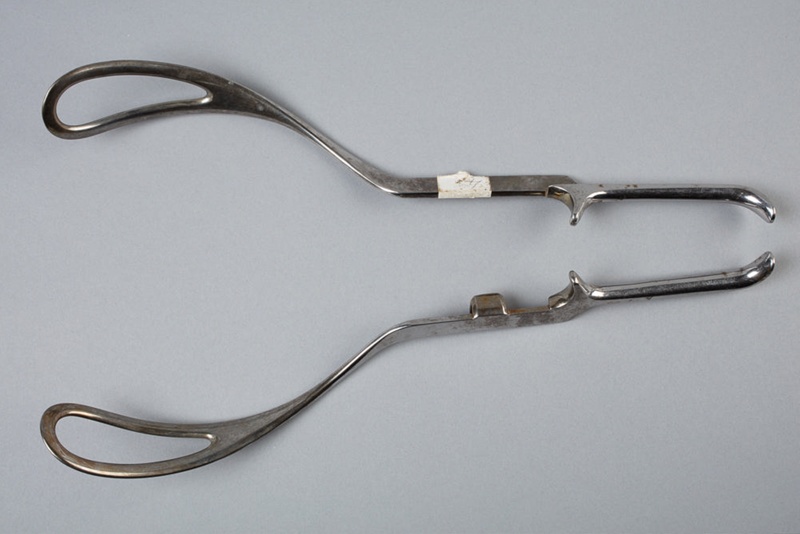 Medical Instrument, Obstetrical Forceps; Unknown manufacturer; 1940