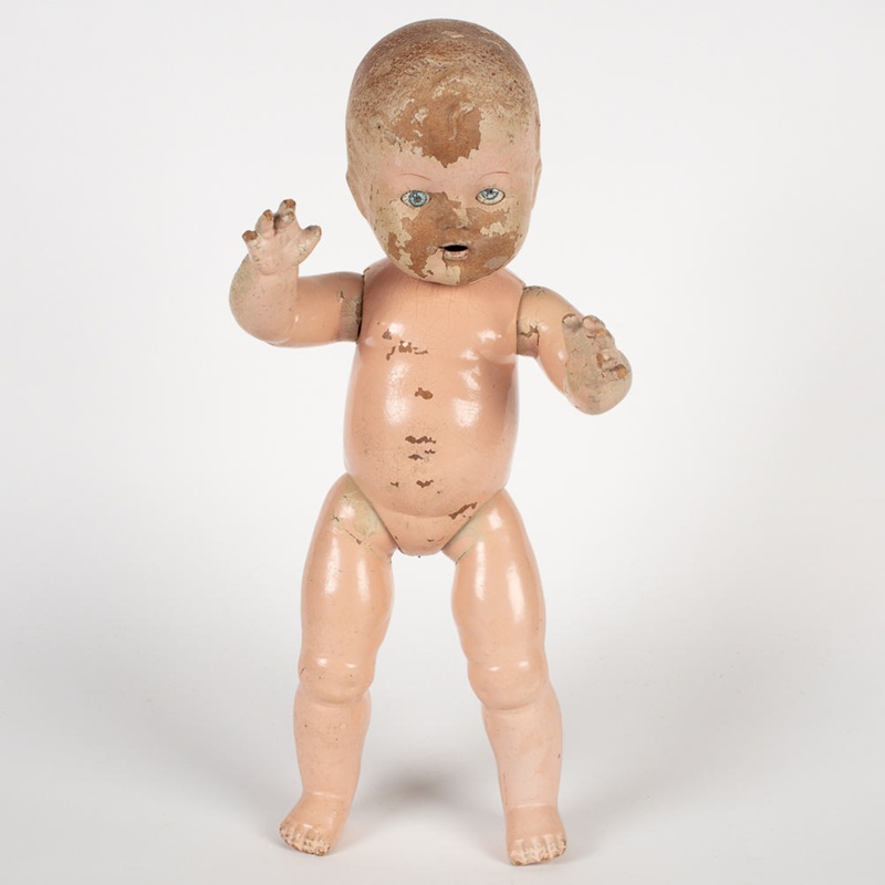 Doll, Celluloid Baby; Pedigree; 1940-1950; WY.2015.6.14