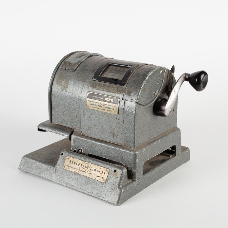 Franking Machine, Frankopost Simplex; Universal Postal Frankers Ltd ...