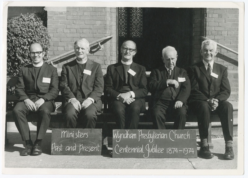 Photograph, Past and Present Presbyterian Ministers; Unknown