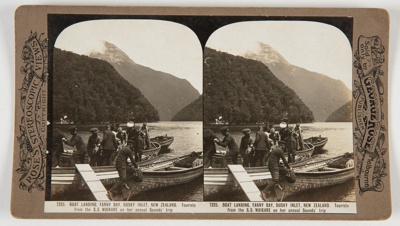 Stereoscopic Photograph, Fanny Bay Dusky Inlet; George Rose; 1904 - 1907; WY.0000.811